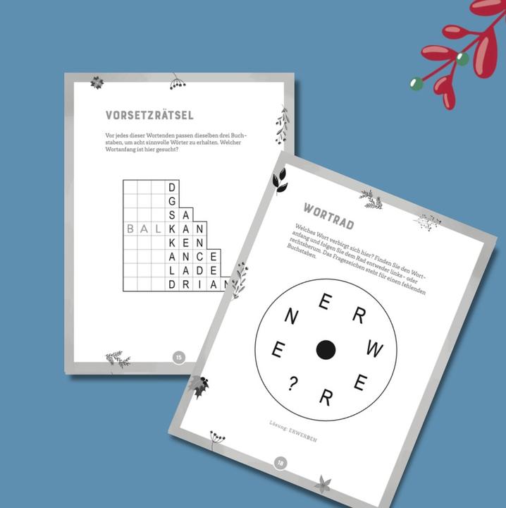 Actual product image 24 Days Kreuzworträtsel im Advent