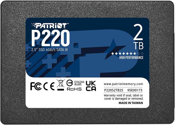 Actual product image Patriot P220 (2000 GB, 2.5")