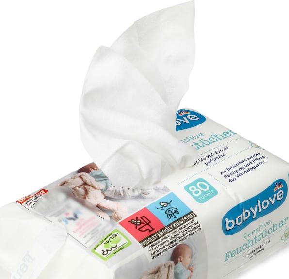 Produktbild dm babylove Sensitive (160 Stück)