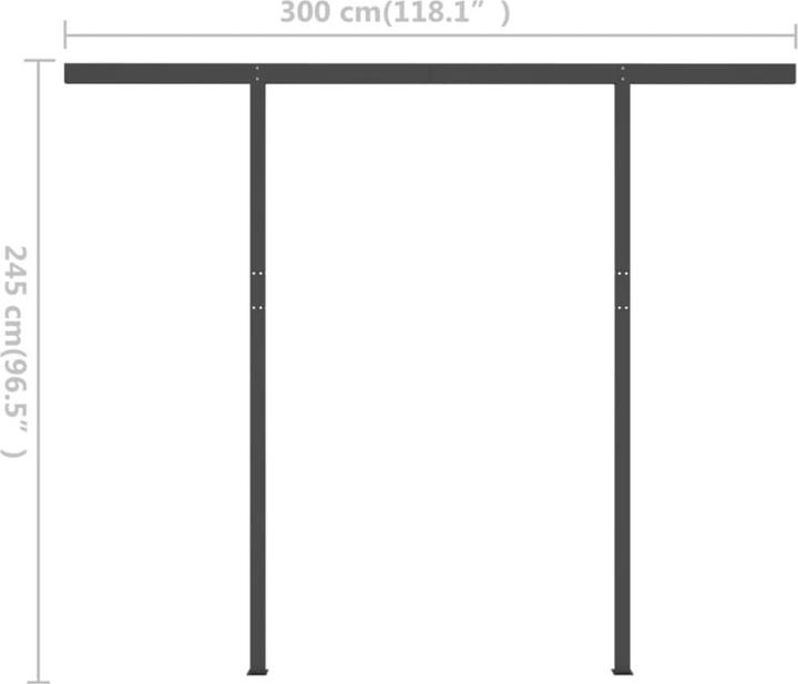 Produktbild vidaXL Tferianka (2.50 m)