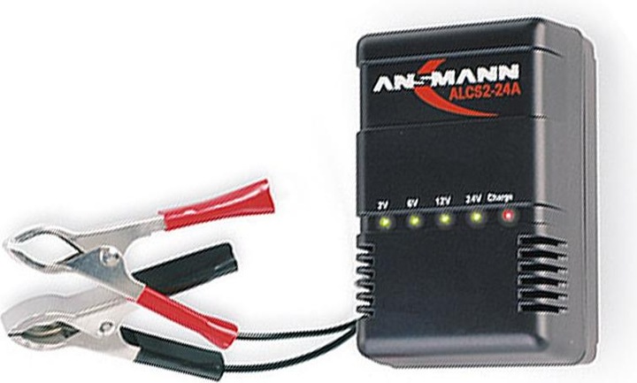 Image du produit Ansmann 220V Ladegerät für 12V Akku (24V, 6V, 12V, 24 A)