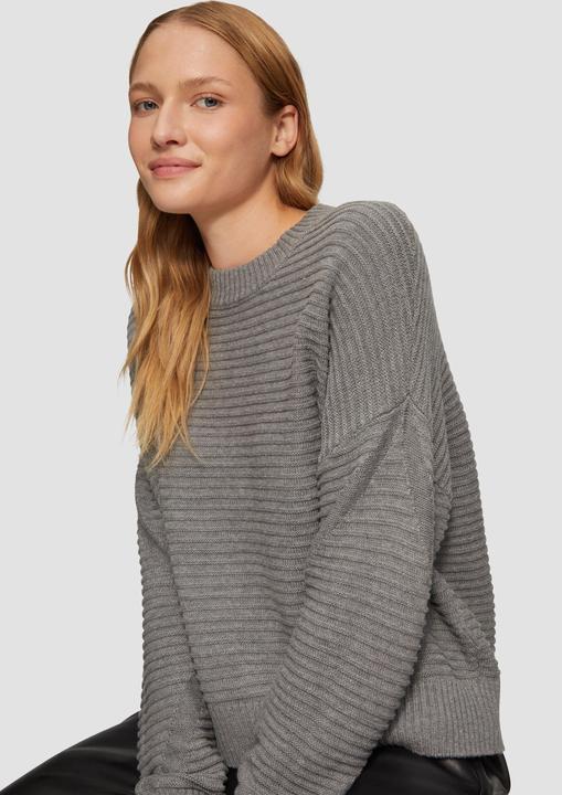 Image du produit s.Oliver Strickpullover Oversized Strickpullover mit Strukturdetails (34)