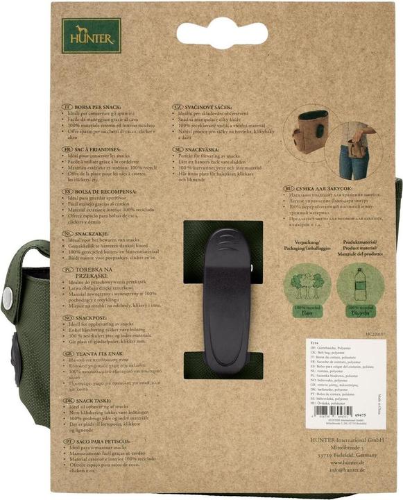 Actual product image Hunter Treat bag Tyra, khaki - (69477) (One size, Agility)