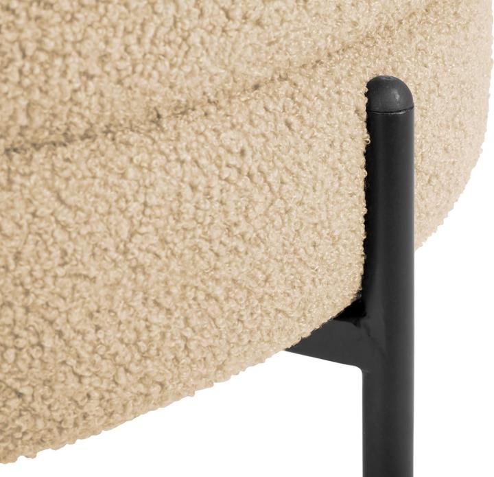 Actual product image Leitmotiv Chair Noble Teddy Curl