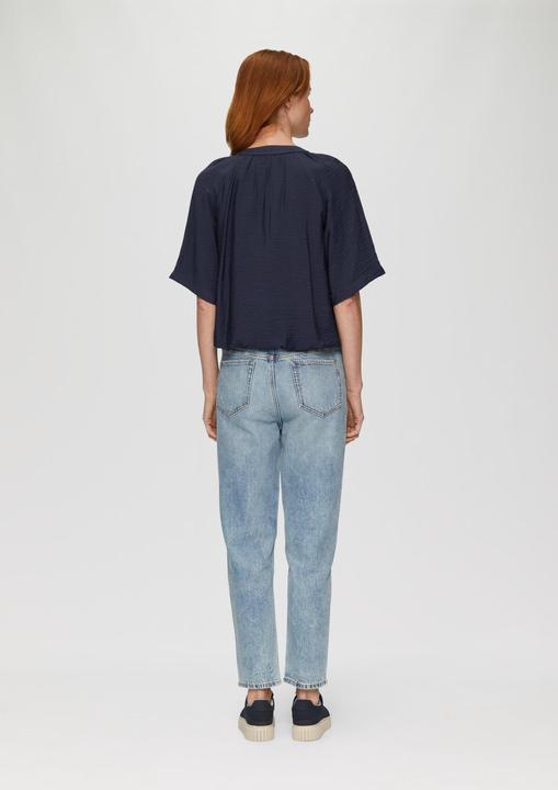 Produktbild S.Oliver Bluse Strukturierte Bluse im O-Shape mit Raffdetails (34)