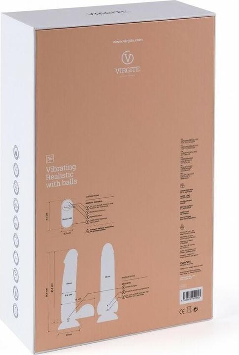 Produktbild Virgite Vibrating Realistic with balls R6 24.5 cm