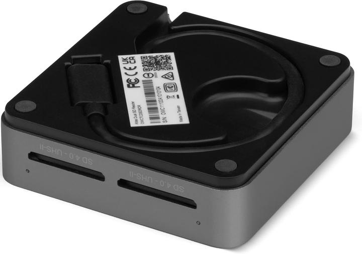 Actual product image OWC USB-C Dual Slot SDXC UHS-IICard Read OWCTCDSDRDR