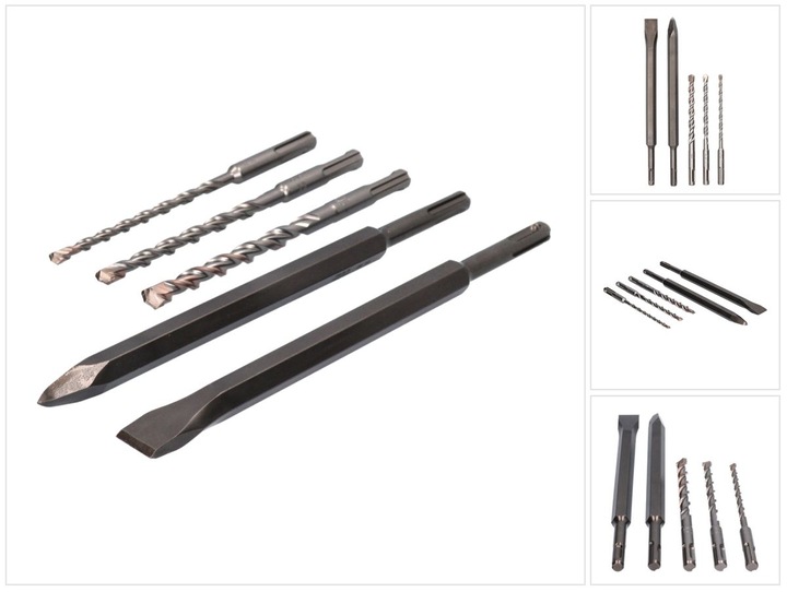 Produktbild Metabo Bohrer und Meissel Set SP 5 tlg. SDS plus 6 / 8 / 10 mm ( 630465000 ) (6, 8, 10 mm)