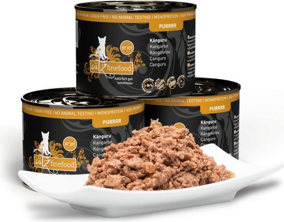Immagine prodotto Catz Finefood Finefood Purrrr No. 107 con canguro, 200g (Adulto, 1 pz., 200 g)
