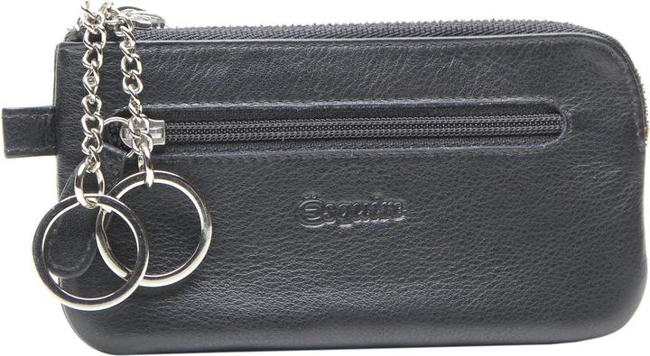 Actual product image Esquire Viktoria leather key case 12 cm