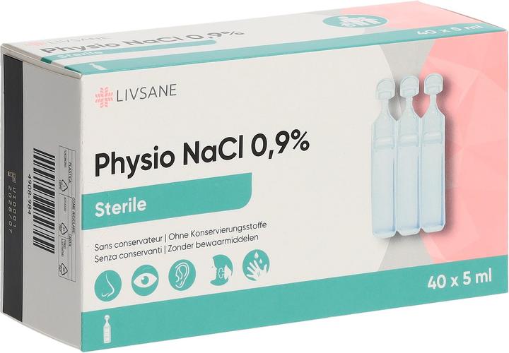 Livsane Physio NaCl 0.9 % steril 40 Amp 5 ml