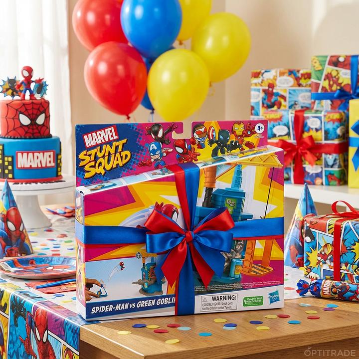 Produktbild Hasbro F70625X0 Spiderman STUNT SQUAD Mini Playset