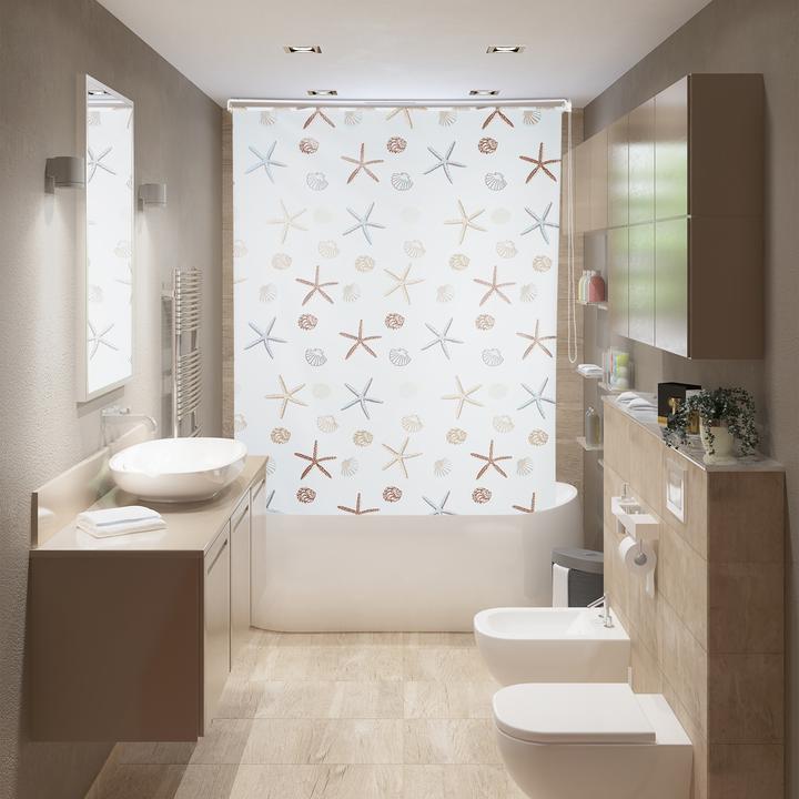 Image du produit Relaxdays Store de douche Océan (100 x 5 x 240 cm)
