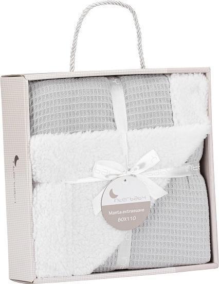 Produktbild Interbaby Decke Bienennest - Lamm - Grau