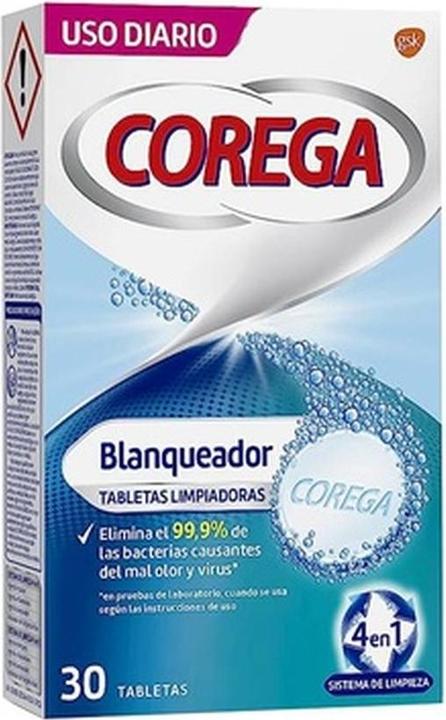 Immagine prodotto Corega Detergente sbiancante 30 compresse