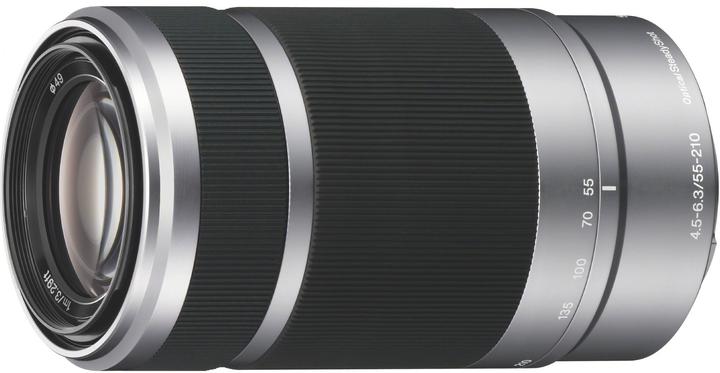 Sony E 55-210mm f/4.5-6.3 OSS, E-Mount Silber (Sony E, APS-C / DX)