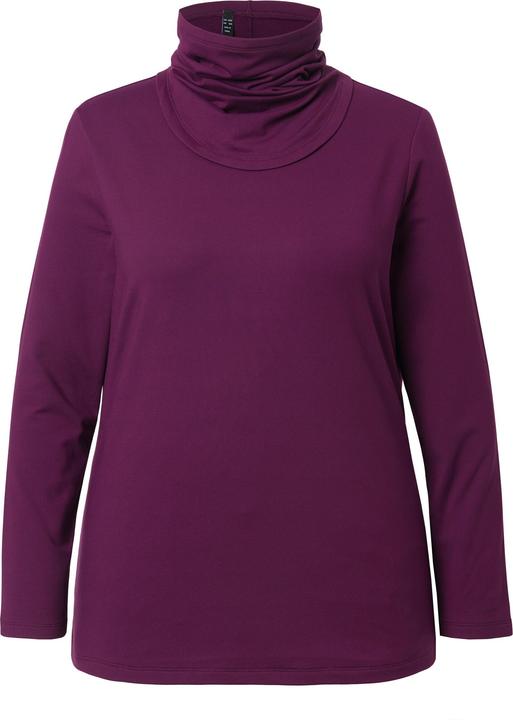 Ulla Popken Ski-Funktionsshirt, schnelltrocknend, Loop, Langarm