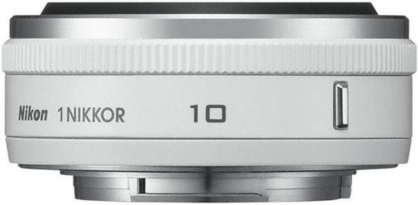 Actual product image Nikon 1 10mm 1:2.8, Fast wide-angle, White (Nikon 1, Nikon CX)