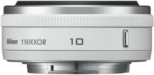 Actual product image Nikon 1 10mm 1:2.8, Fast wide-angle, White (Nikon 1, Nikon CX)