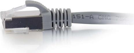 Actual product image C2G Cat6a Booted Shielded (SSTP) Network Patch Cable (S/FTP, CAT6a, 15 m)