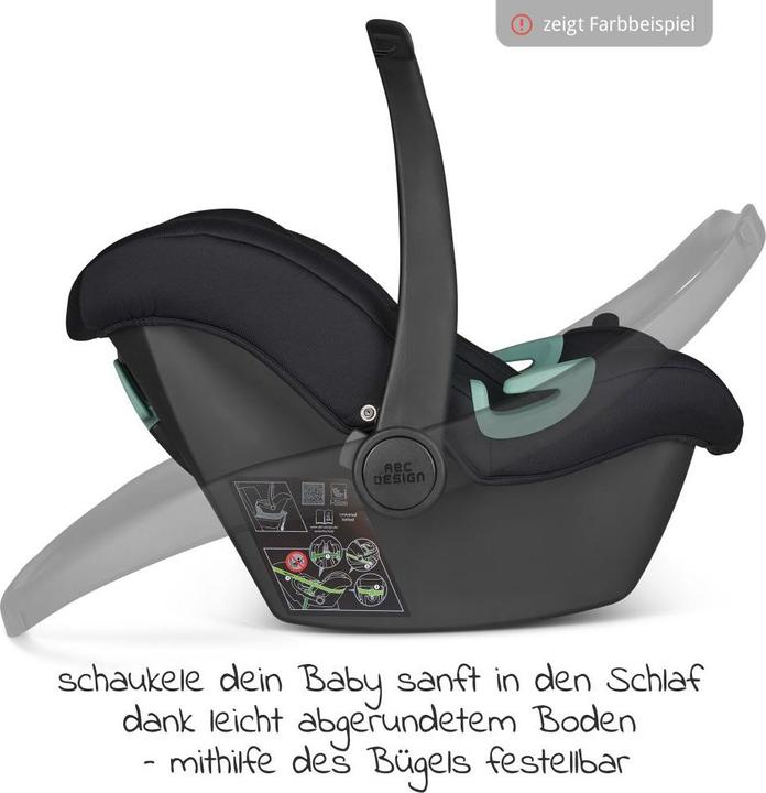 Produktbild ABC Design Tulip Graphite (Babyschale, ECE R129/i-Size Norm)