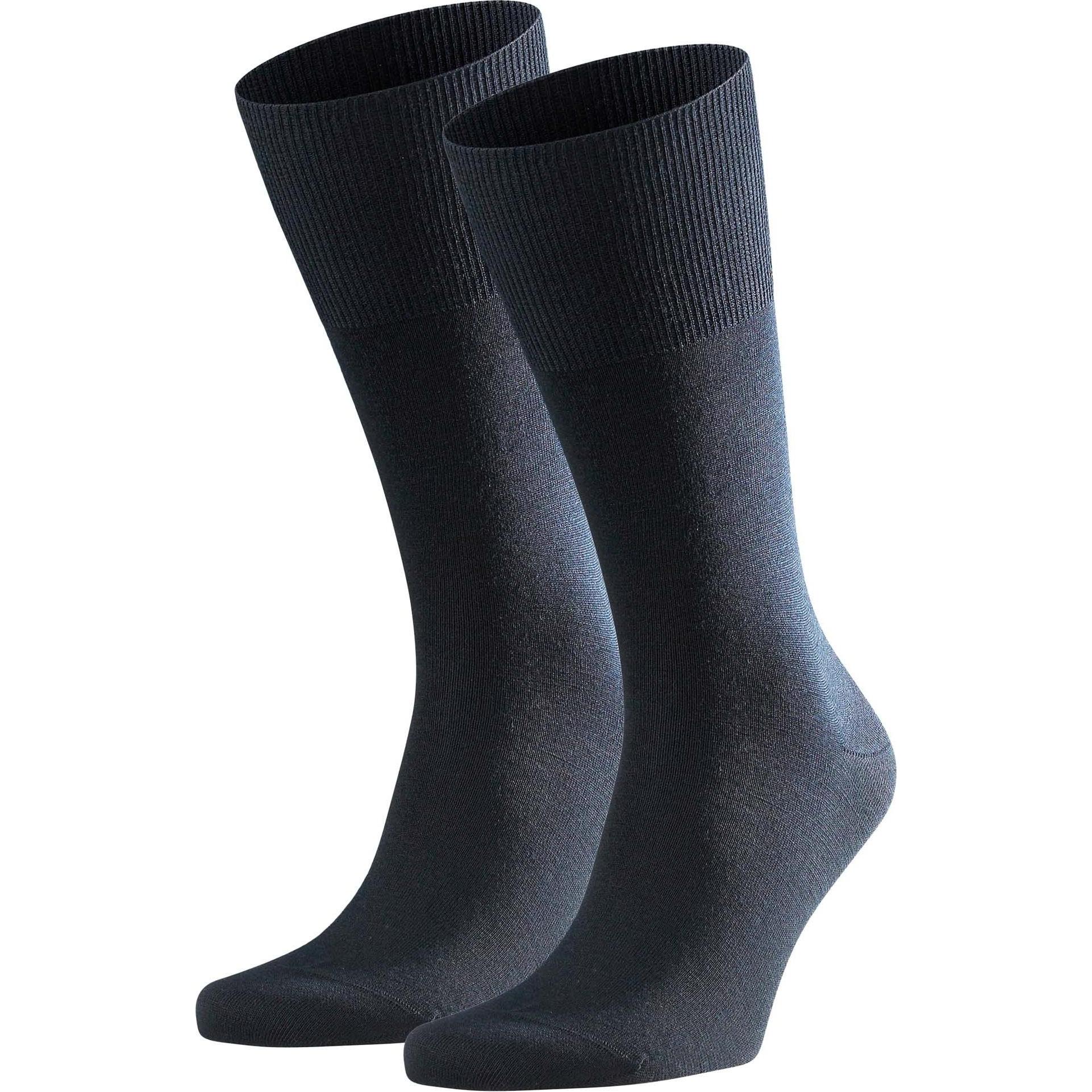Falke, Herren, Socken, Airport SO, Blau, (2er Pack, 43 - 44)