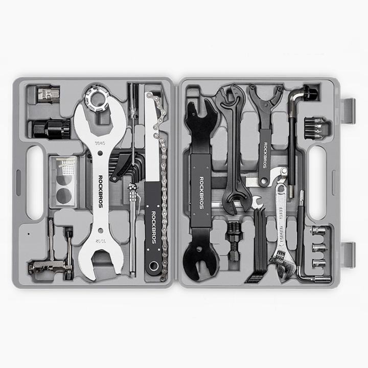 Actual product image Rockbros 43210810001 bicycle repair kit - gray