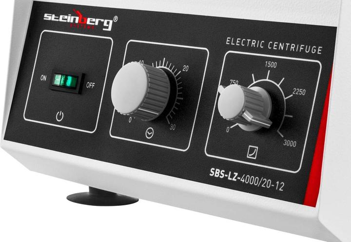 Produktbild Steinberg Tischzentrifuge Zentrifuge 180 W RZB 1150 xg Winkelrotor 3000 U min 12 x 20 ml