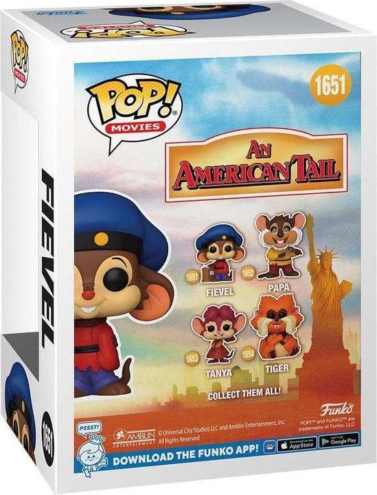 Actual product image Funko Feivel, der Mauswanderer POP! Movies Vinyl Figur Fievel 9 cm