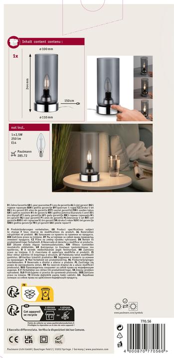 Image du produit Paulmann Pinja (E14)