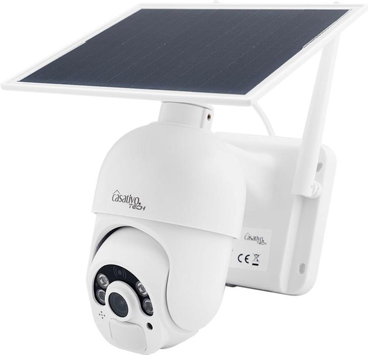 Actual product image Casativo Pan-tilt surveillance camera with full HD, battery & solar panel (1920 x 1080 Pixels)