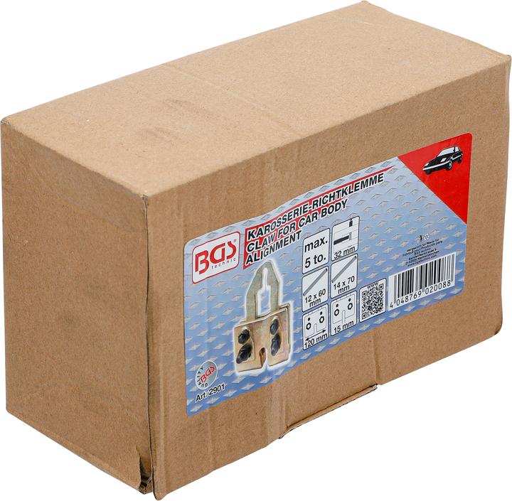 Produktbild BGS Karosserie-Richtklemme 120 mm eine Zugrichtung max. 5 t