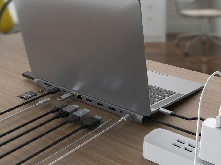 Produktbild Conceptronic 12-in-1 Dockingstation (USB-C, 12 Ports)