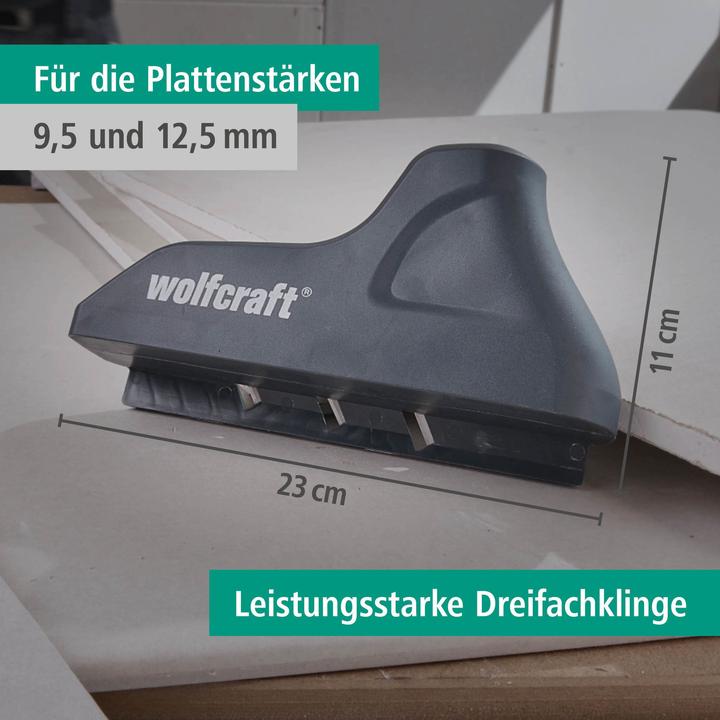 Produktbild wolfcraft 1 Kantenhobel mit 3-Schneiden