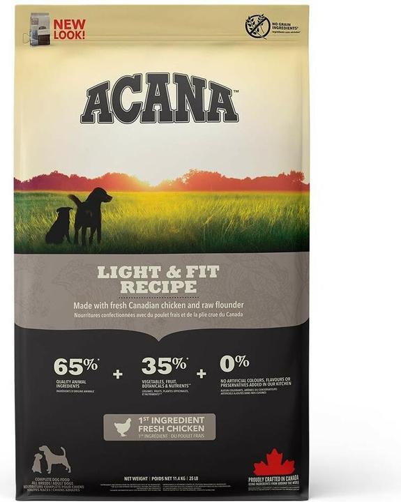 Produktbild Acana Light und Fit (Adult, 1 Stk., 11400 g)