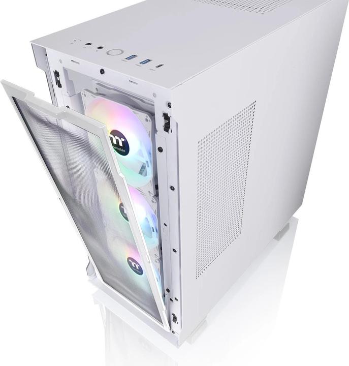 Produktbild Thermaltake TOWER ATX V350 TG ARGB AIR SNOW White (ATX, mATX, Mini-ITX)