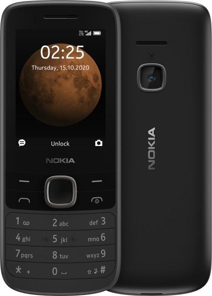 Actual product image Nokia GSM phone 225 4G black (2.40", 0.30 Mpx, 4G)