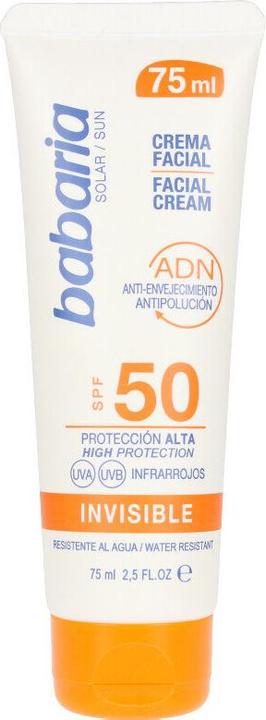 Babaria SOLAR ADN INVISIBLE crema solar facial SPF50 75 ml (Sonnencreme, SPF 50, 75 ml)