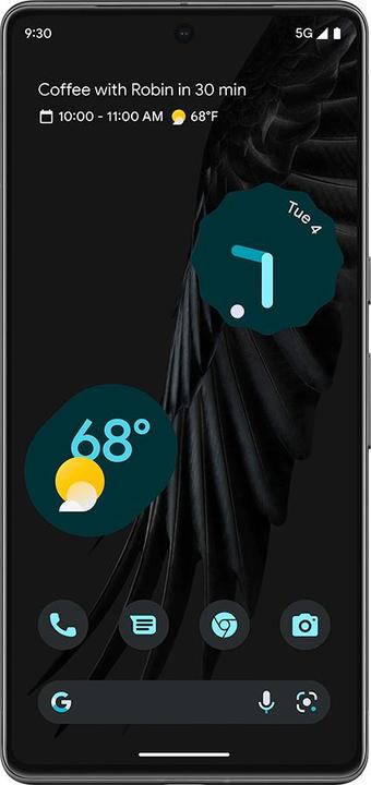 Produktbild Google Pixel 7 (256 GB, Obsidian, 6.30", SIM + eSIM, 50 Mpx, 5G)