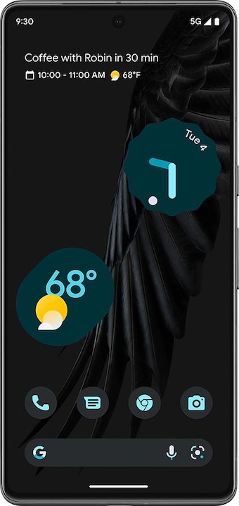 Image du produit Google Pixel 7 (256 Go, Obsidienne, 6.30", SIM + eSIM, 50 Mpx, 5G)