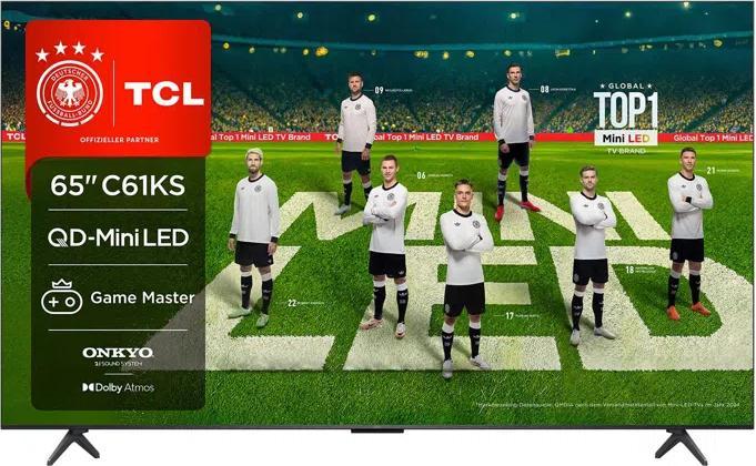 Actual product image TCL Telewizor 65 65C61KS (65", QD mini LED, 4K, 2025)