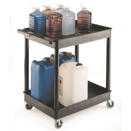 Rs Pro, Transportwagen, Trolley mit 2 Ebenen, PE Rahmen, 920 x 640 (175 kg)