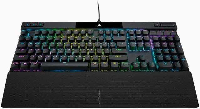 Produktbild Corsair K70 RGB PRO Optine-Mechanische Gaming-Tastatur RGB-LED-Beleuchtung OPX Schwarze PBT-Tastenkappen (Eng. Int., Kabelgebunden)