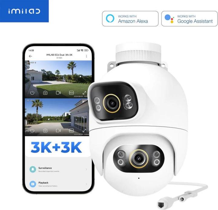 Image du produit imilab EC6 Dual, Wi-Fi, 3K, IP66, Extérieur