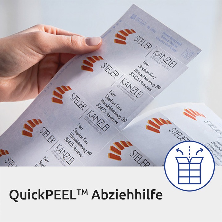Actual product image Avery Address labels