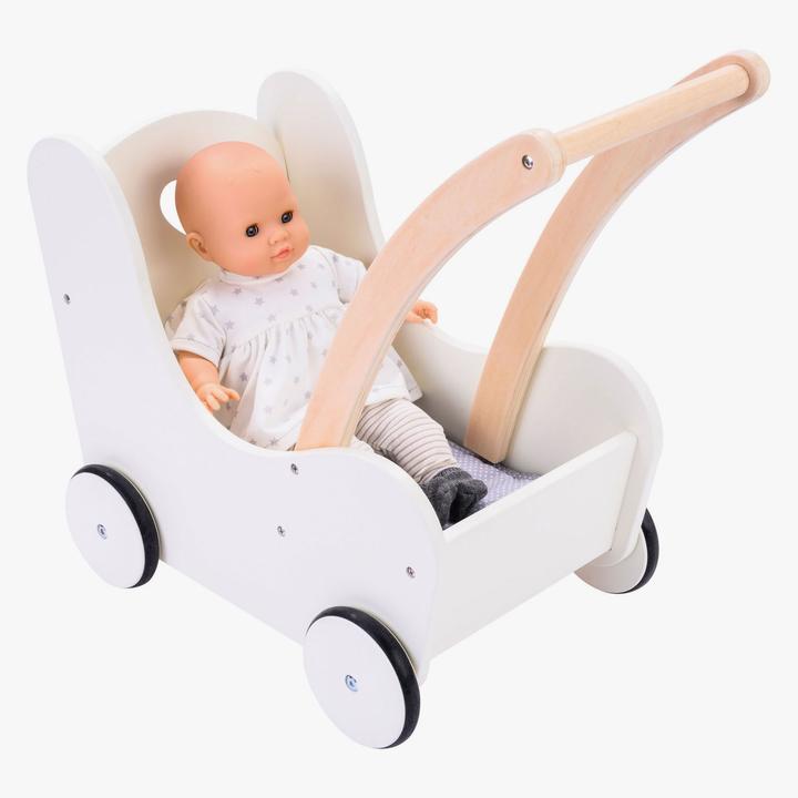 Actual product image Engelhart Wooden Doll Walker Grey/White