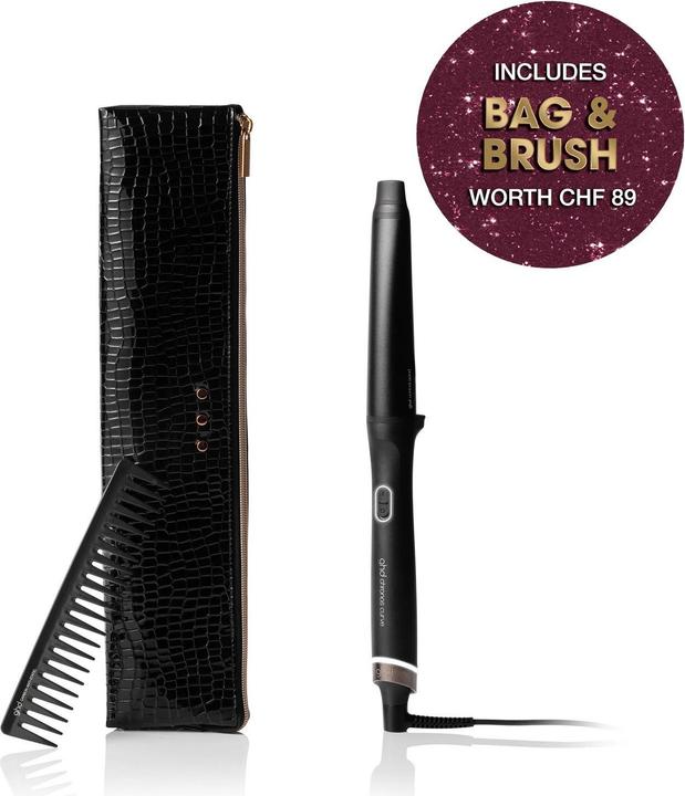 Actual product image ghd Chronos Curve Conical Wand gift set