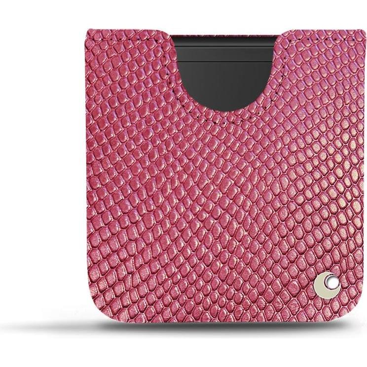 Noreve Lederschutzhülle (Samsung Galaxy Z Flip), Smartphone Hülle, Rosa