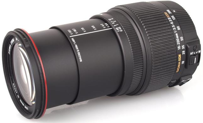 Produktbild Sigma Objektiv 18-200mm F3.5-6.3 II DC OS HSM, Sony A (Sony A, APS-C / DX)