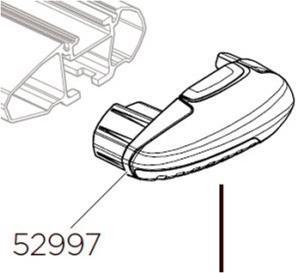 Thule WingBar Evo- EndCap Right side
